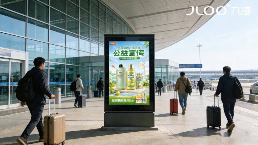 九凌jloo户外广告机:分屏显示一屏多用,多内容展示稳定运行